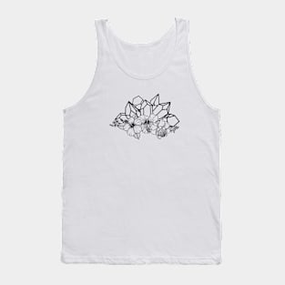 Crystals and flowers Tank Top